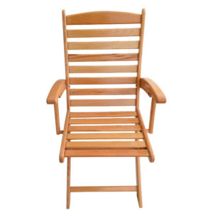 Chaise pliante étoile avec accoudoir CH004